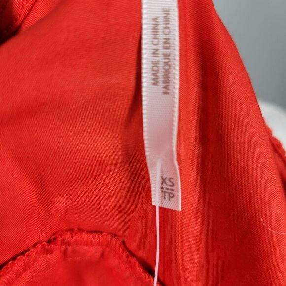 NWT Free People Half Moon Mini Dress. Red XS#26 - Picture 14 of 16